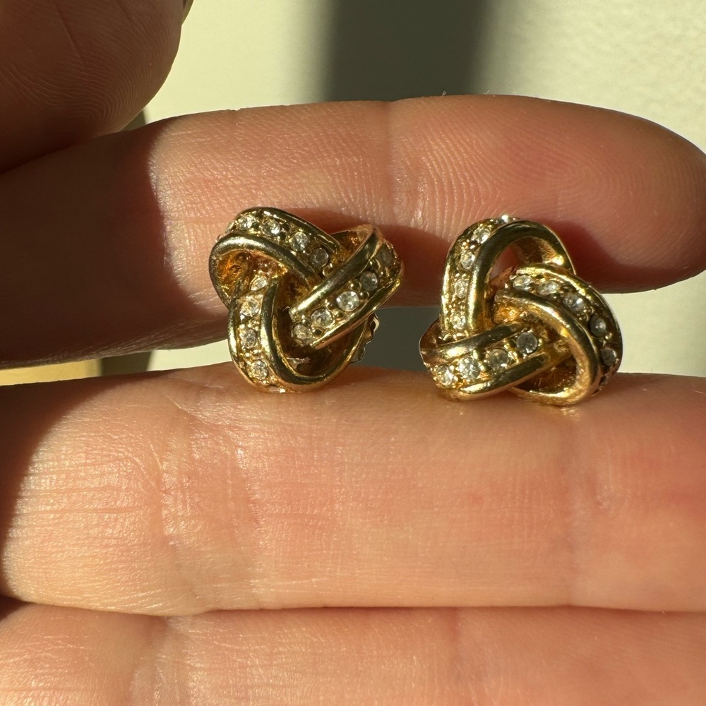 Golden Knot earrings